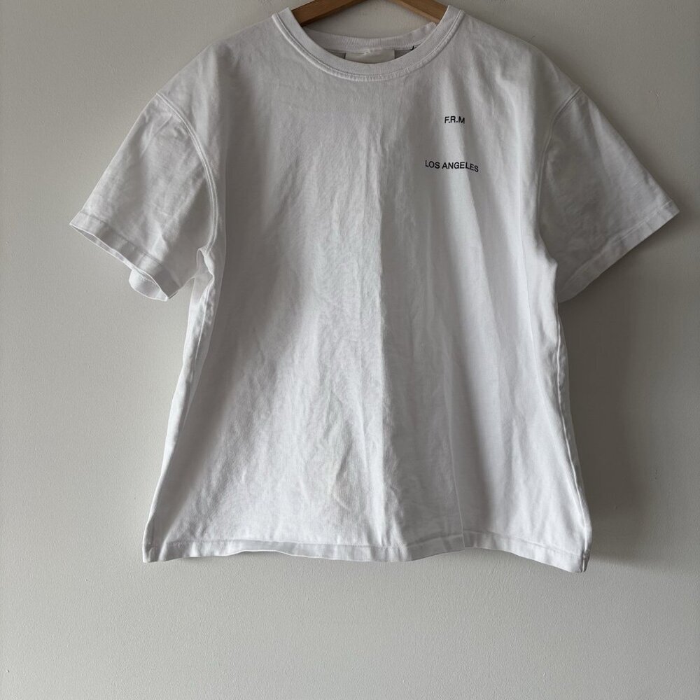 Frame Los Angeles Heavy Weight cotton Crewneck T-shirt Men’s LARGE*STAINED AS IS